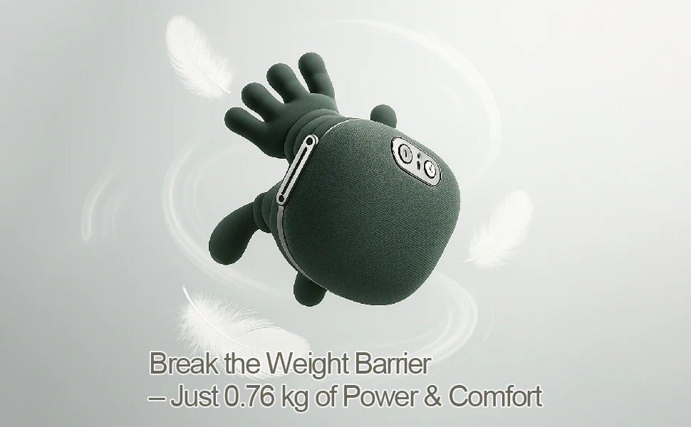 Heated Neck & Shoulder Massager with Deep Kneading Therapy