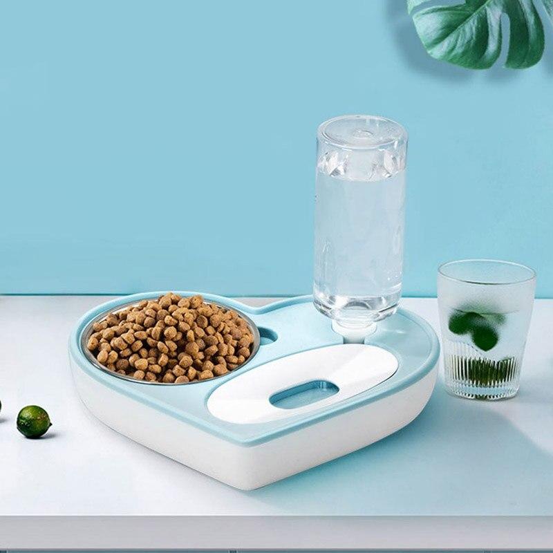 2-in-1 Dog & Cat Feeder Station - No Mess No Spills!