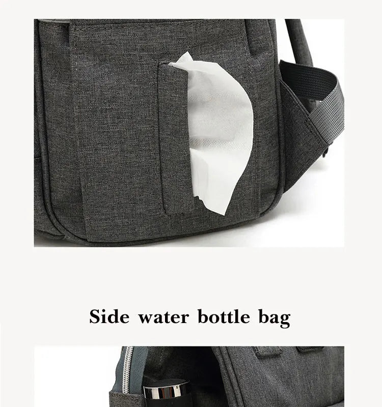 Baby Diaper Bag with USB & Sleeping Crib