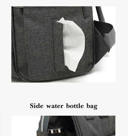 Baby Diaper Bag with USB & Sleeping Crib