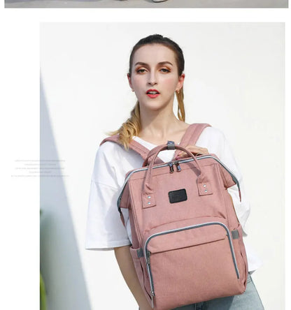 Baby Diaper Bag with USB & Sleeping Crib