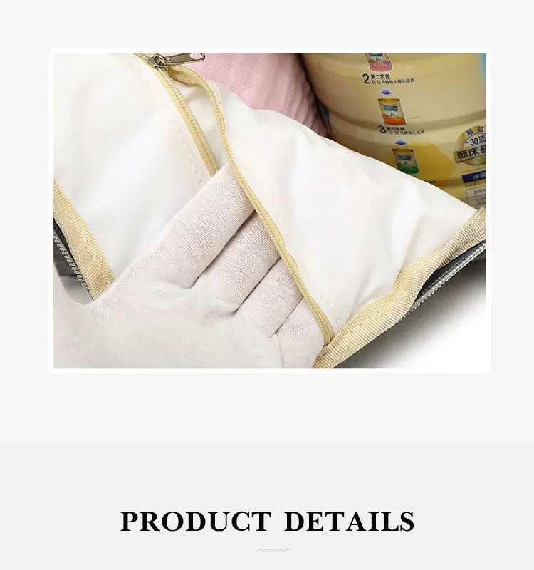 Baby Diaper Bag with USB & Sleeping Crib