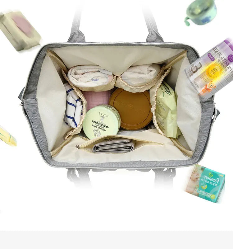 Baby Diaper Bag with USB & Sleeping Crib