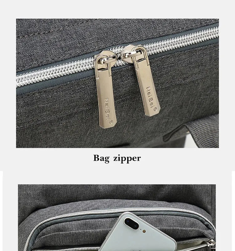 Baby Diaper Bag with USB & Sleeping Crib