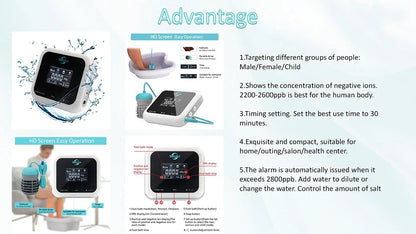 Ionic Detox Foot Spa Cleanse Machine
