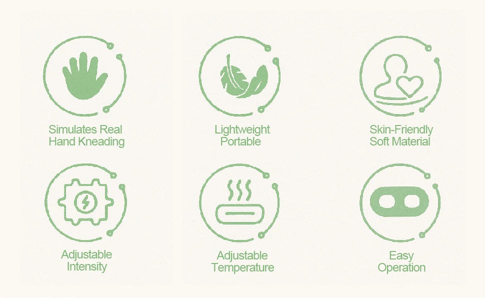 Heated Neck & Shoulder Massager with Deep Kneading Therapy