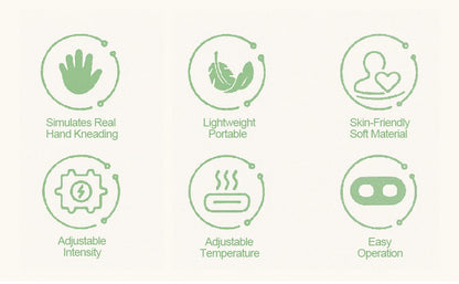 Heated Neck & Shoulder Massager with Deep Kneading Therapy