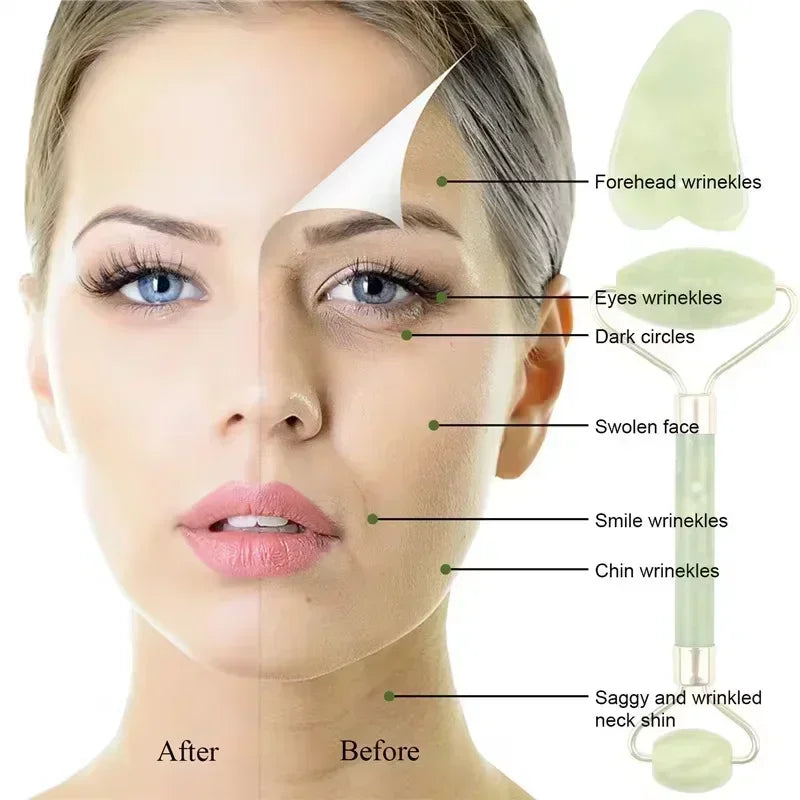 Double Head Jade Face Roller