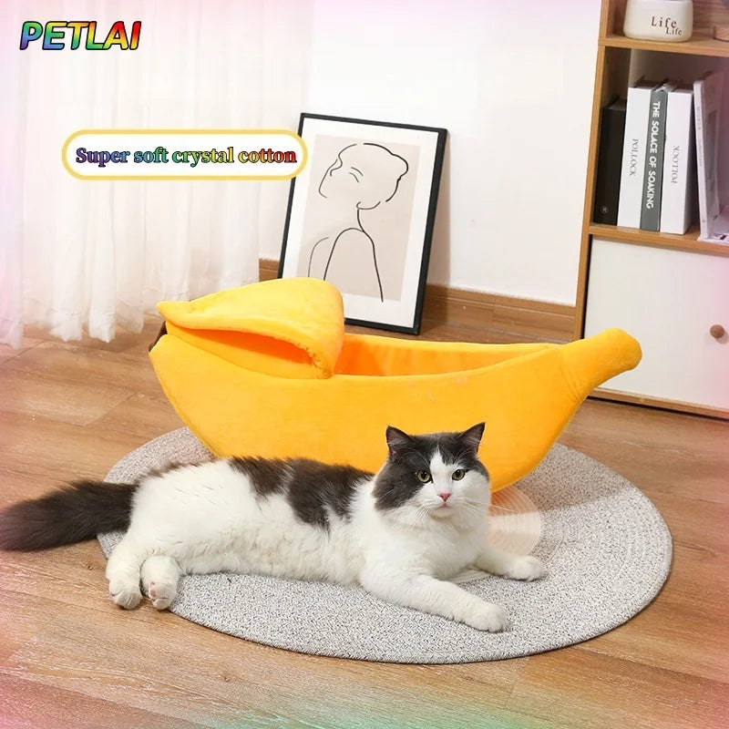 Banana Pet Bed – Funny Dog & Cat House