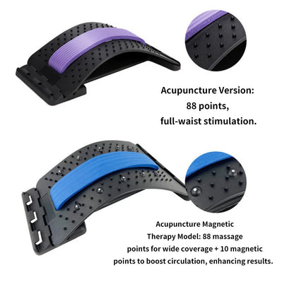 Lumbar Spine Stretcher Multi-Level Adjustable Massager