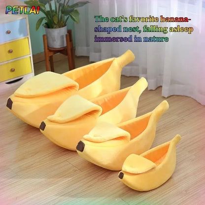 Banana Pet Bed – Funny Dog & Cat House