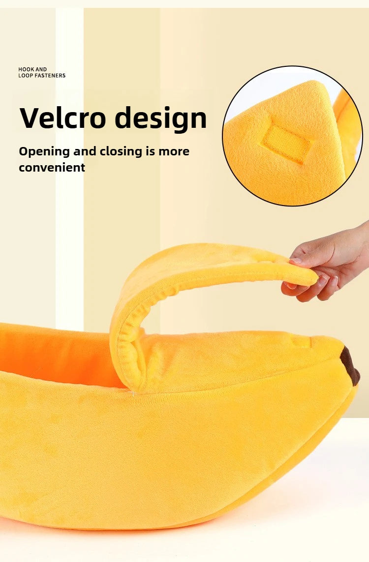 Banana Pet Bed – Funny Dog & Cat House