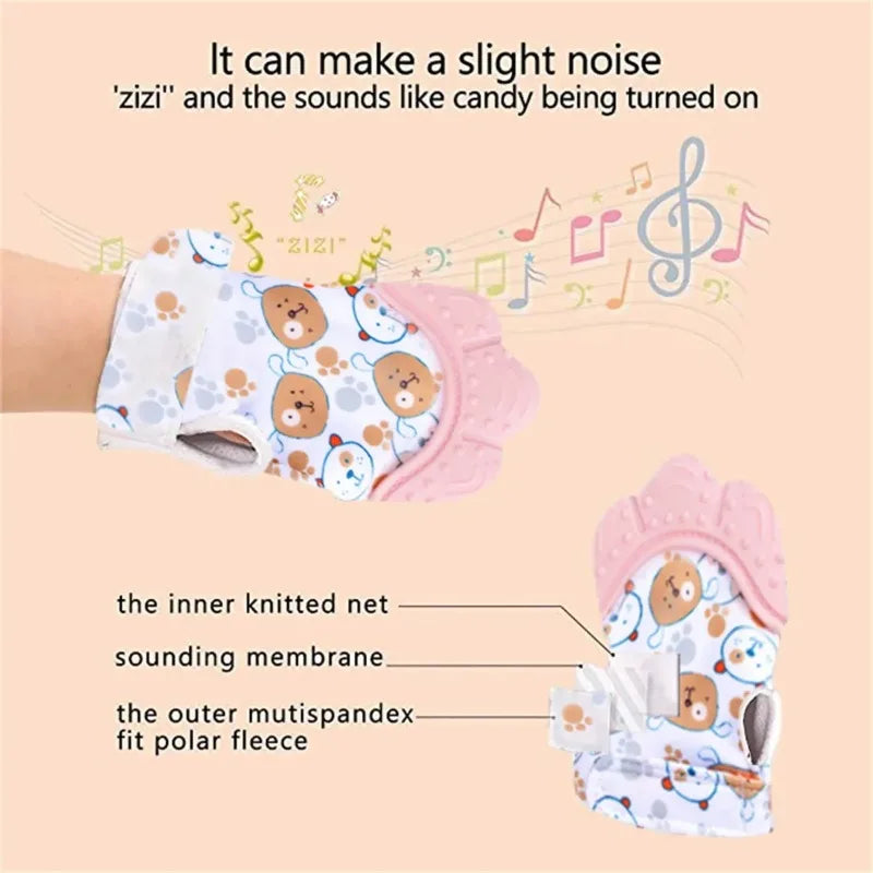 Baby Teething Glove – Soothing Mitten Toy