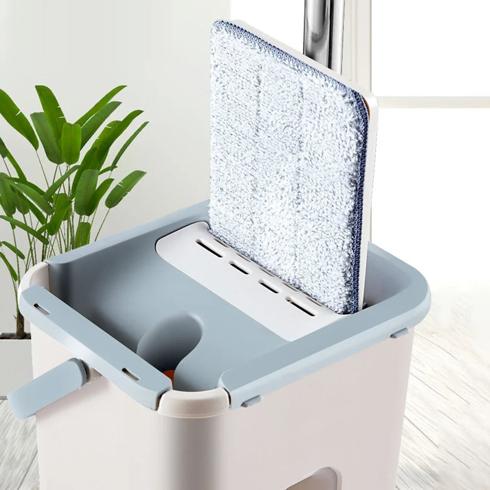 Hands-Free Flat Mop & Bucket Set